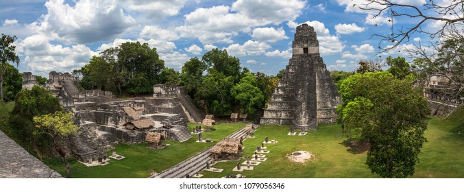 Mayan Ruins In Guatemala.