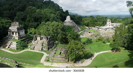 Mayan Ruins In Palenque