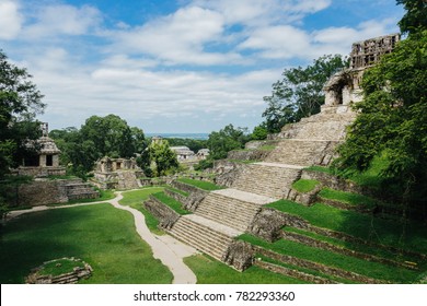 Mayan Ruins In Palenque Mexico