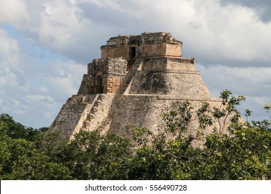 Mayan Ruins Of Uxmal In Mexico