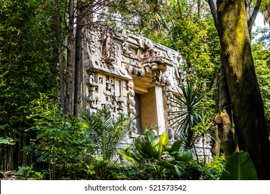 Mayan Temple At Anthropology Museum - Mexico City, Mexico