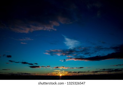 Mayflower Beach, Dennis, Massachusetts. Amazing Sunset.