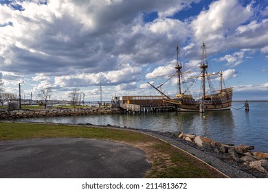 The Mayflower In Plymouth Massachusetts