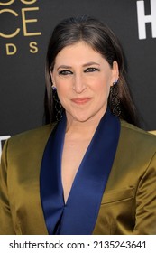 Mayim Bialik At The 27th Annual Critics Choice Awards Held At The Fairmont Century Plaza In Los Angeles, USA On March 13, 2022.