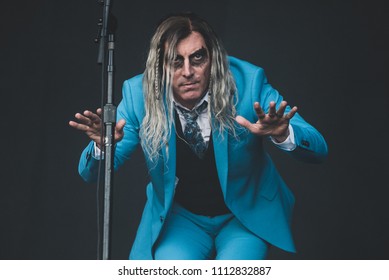 Maynard James Keenan performs with A Perfect Circle in concert at Rock im Park festival on June 2, 2018 in Nuremberg, Germany