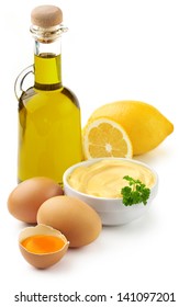 Mayonnaise Ingredients: Olive Oil, Eggs And Lemon