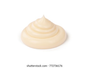 Mayonnaise Sauce Isolated On White Background