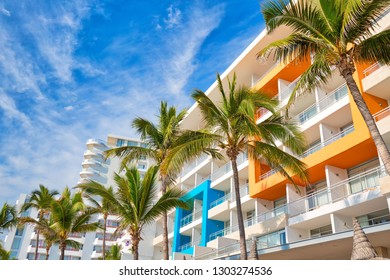 Mazatlan Golden Zone (Zona Dorada), famous touristic beach and resort zone - Powered by Shutterstock