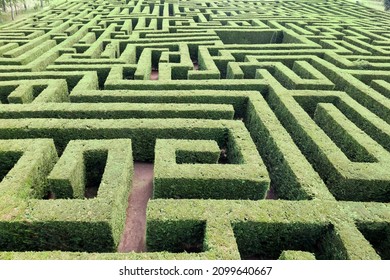 Maze of Villapresente, in Cantabria, Spain. It is Spain’s largest maze and one of the biggest in Europe