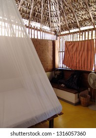 Mazunte, Oaxaca, Mexico; 02/25/2013; Interior Of A Beach Hut