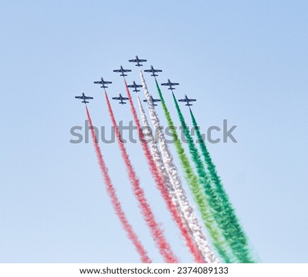 MB339   air show in Decimomannu Sardinia 2017 frecce tricolori
