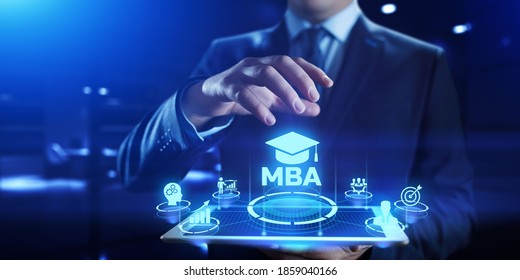 Mba Master Business Administration Education Personal Stock Photo ...