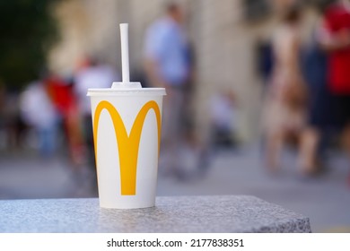 Mc Donalds Cardboard Glass Soft Drink Stock Photo 2177838351 | Shutterstock