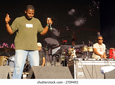 Mc Stamina Performing At Lovebox Festival Victoria Park London July 2005