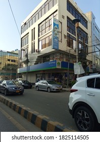 MCB Bank Building In Zamzama Street  - Karachi Pakistan - Sep 2020