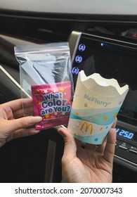 Mcdonald's Mcflurry Ice Cream With Colors