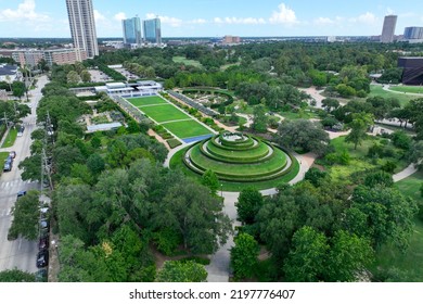 McGovern Centennial Gardens at Hermann Park - Shutterstock ID 2197776407