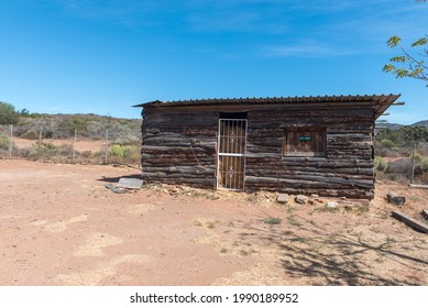 MCGREGOR, SOUTH AFRICA - APRIL 8, 2021: A hay shed at Eseltjiesrus near McGregor in the Western Cape Province