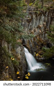 Mcloud, CA, USA 08-09-2021 Waterfall In Shasta Trinity National Forest 