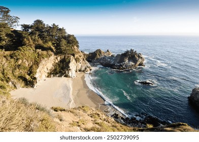 McWay Beach at Big Sur Highway 1 - Powered by Shutterstock