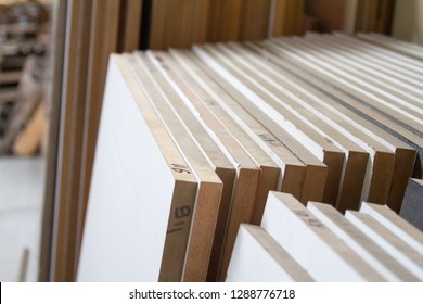 MDF, PARTICLE BOARD. Wood panels of different thicknesses and colors.