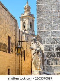 Mdina, A Fortified City In The Northern Region Of Malta.