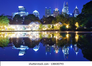 Mditown Atlanta, Georgia From Piedmont Park