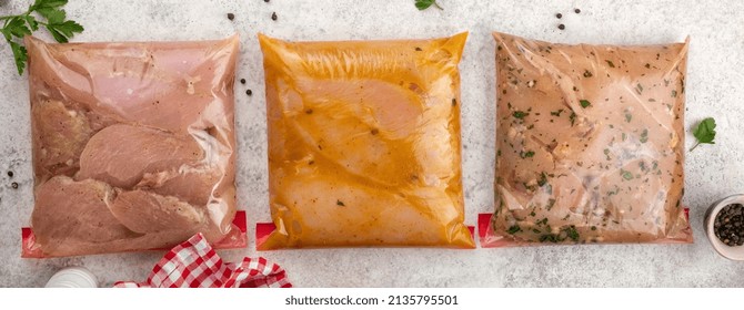 Meal Prep Freeze Food. Freezer Chicken Breast Marinades