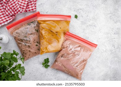 Meal Prep Freeze Food. Freezer Chicken Breast Marinades