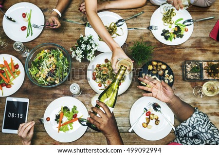 Meal Restaurant Party Foodie Luncheon Concept