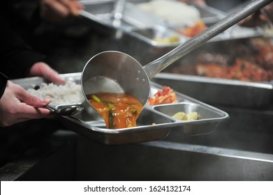 Meal Service By Stainless Food Tray