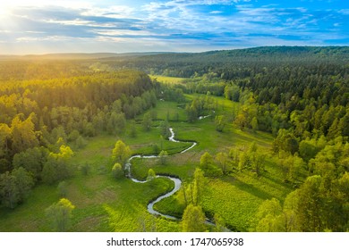 Meander Of The Wieprz River - Roztocze, Poland