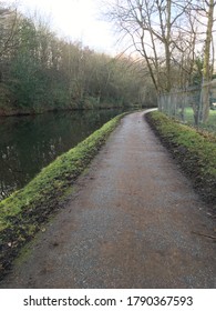 Meandering Path In English Landscape