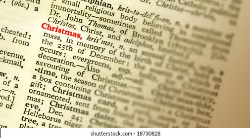 meaning-word-christmas-highlighted-dictionary-shallow-stock-photo