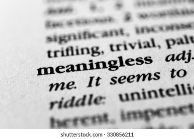 Meaningless