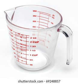 Measuring Cup On White Background