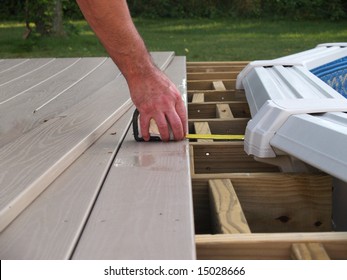 Measuring For New Boards For An Above Ground Pool Deck