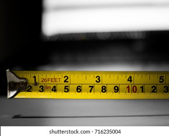 Measuring Tape on Table for Engineering Tools