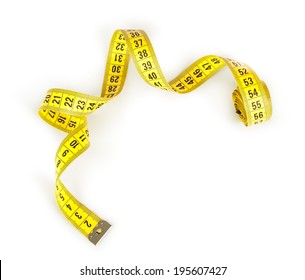 Measuring tape of the tailor for you design - Shutterstock ID 195607427