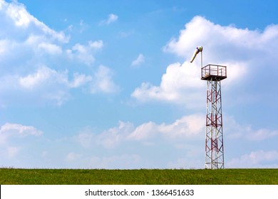 measuring wind force and direction using a cone