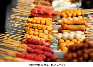 Meat Ball As The Street Food In Bangkok Thailand