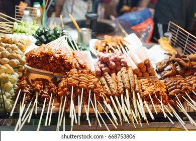 meat ball Street food in Vietnam, Southeast Asia