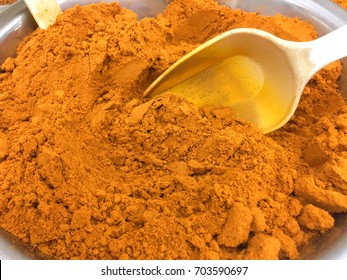 Meat Curry Powder In A Bowl.