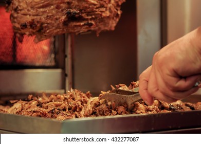 meat cuts prepared Shawarma