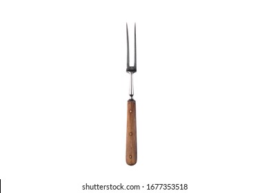Meat fork isolated on a white background.