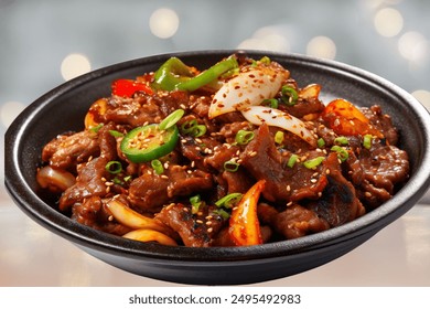 meat, meal, bulgogi, dinner, delicious, cuisine, restaurant, gourmet, lunch, dish, food, spicy, korean food, vegetables, plate, fresh, breakfast, fish, appetizer, healthy, pork backbone, rice, thai, h - Powered by Shutterstock