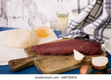 Meat on the table