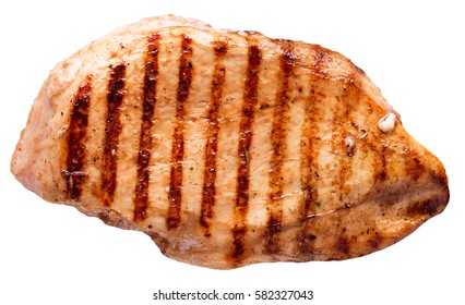 Meat Steak Isolated On A White Background