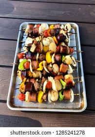 Meat And Veggie Kabob Skewers