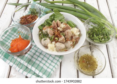 Meatball Or Bakso Urat Is One Of Type Traditional Food In Indonesia